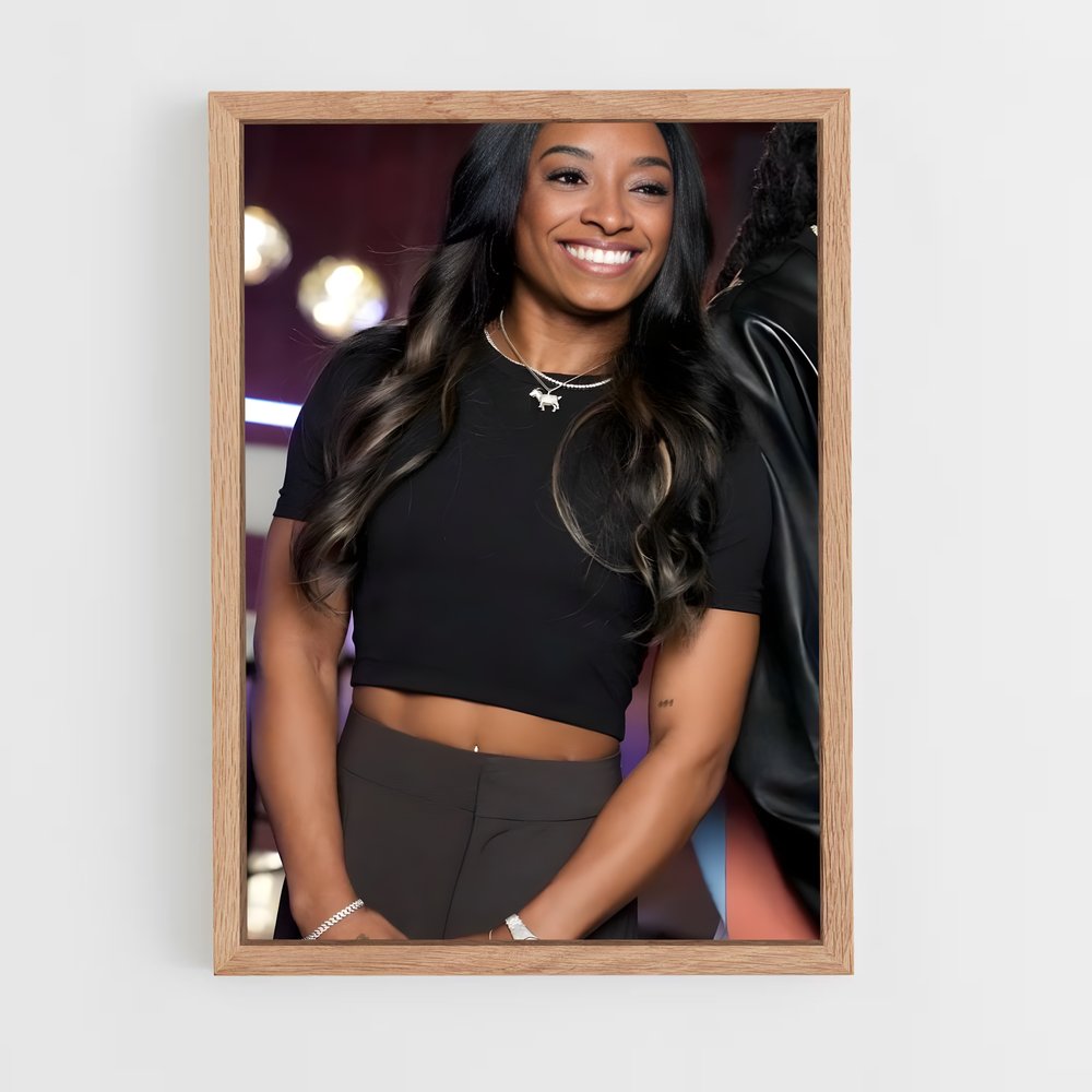 Poster Simone biles papier (vue 4)
